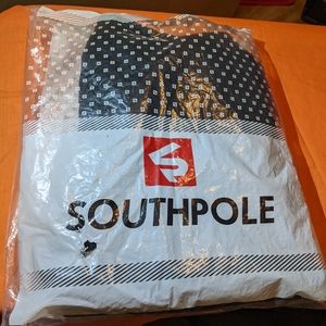 Southpole Boys 10-12 Fleece Jogger Pants Black